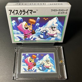 Nintendo Famicom Menko Card Ice Climber with Card Case