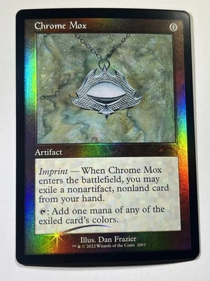 MTG Chrome Mox Foil - Secret Lair: 30th Anniversary Countdown SLC 2003 MAGIC NM - Image 1 of 4