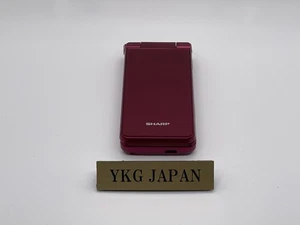 SHARP AQUOS KEITAI RED SH-N01 telefono Android flip sbloccato 601SH usato Giappone - Foto 1 di 16