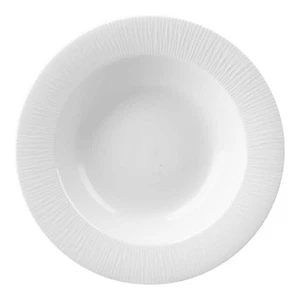 Plato De Pasta Tazón De Bambú Blanco En Cerámica Ø 24,9 Cm - Churchill - Imagen 1 de 3