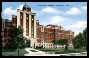 Postcard Saint Mary's Hospital, Rochester, Minnesota - Picture 1 of 2