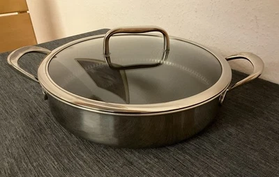 Pampered Chef Edelstahl-Antihaft-Sauteuse Nr. 100665  4,3 Liter Topf Pfanne - Bild 1 von 4