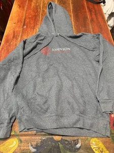 Johnson Cornell University Emblem Logo Adult Hoodie Size Small Check Measureme - Picture 1 of 9
