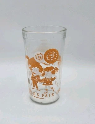 Vintage 1964-65 New York World’s Fair Drinking Glass Rare Dinoland Sinclair NY - Image 1 of 4