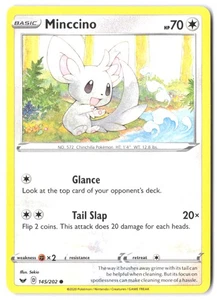 Minccino 145/202 SWSH01: Sword & Shield Base Set LP - Picture 1 of 2