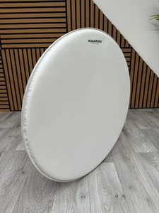 Aquarian Texture Coated White Bass Drum 24" Batter Drum Head #OD45 - Picture 1 of 6