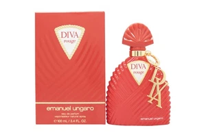 EMANUEL UNGARO DIVA ROUGE EAU DE PARFUM EDP - WOMEN'S FOR HER. NEW - Picture 1 of 2