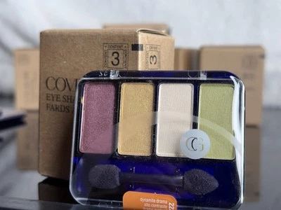 LOT of 3 New COVERGIRL Eye Enhancers Shadow Quad in 223 Dynamite Drama (Sealed) - Image 1 of 4