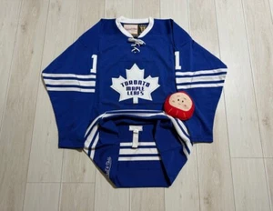 NHL Johnny Bower Toronto Maple Leafs 1966-67 Mitchell&Ness Authentic Jersey - Picture 1 of 20