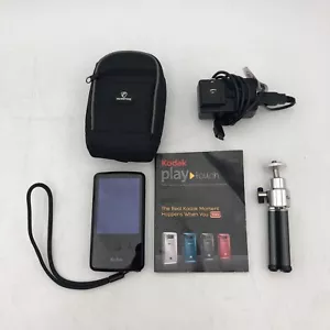 USED Black KODAK Zi10 Play Touch Camera BUNDLE WORKING READ E - Picture 1 of 8