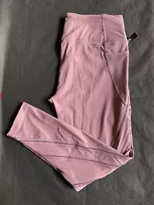 VICTORIA'S SECRET SPORT Size XL Mauve Knockout Athletic Leggings w/ Pockets $74 - Picture 1 of 8