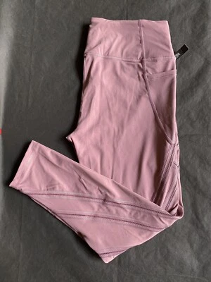 VICTORIA'S SECRET SPORT Size XL Mauve Knockout Athletic Leggings w/ Pockets $74 - Image 1 of 4