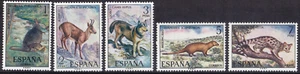 Spain - 1972 (2102-2106) Mint never Hinged - Animals - Picture 1 of 1