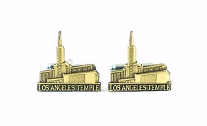Los Angeles Tempel Manschettenknöpfe Mormon Lds Latter-Day Saint La Californian - Bild 1 von 1