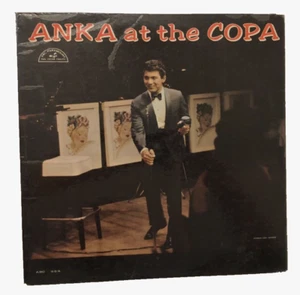 Signed Paul Anka At The Copa Vintage Album Cover Only No Record - Picture 1 of 3