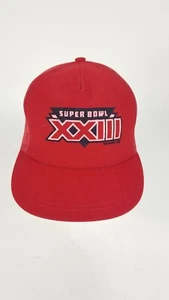 Super Bowl XXIII 1988 Vintage Mesh Snapback Hat by Winston San Francisco 49ers  - Picture 1 of 9