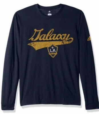 Adidas Men’s Los Angeles Galaxy Tail Stack Tri Blend Soccer Jersey Shirt XL MLS - Image 1 of 4