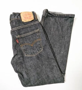 Levi's 550 27x27 14R Loose Fit Student Jeans Black - Picture 1 of 8
