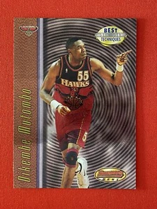 1997 Bowman's Best Techniques #T1 Dikembe Mutombo Atlanta Hawks - Picture 1 of 2