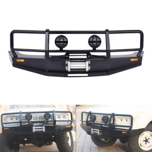 Metal Front Bumper for 1/10 RUN80 RC Crawler Off-Road LC80 Pajero Body Upgrade - Picture 1 of 9