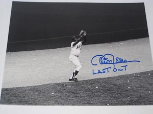 CLEON JONES NY METS 1969 W.S.C. SIGNED PHOTO INSCRIBED "LAST OUT" COA FREE SHIP - Picture 1 of 3