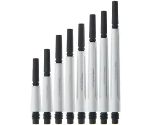 Cosmo Fit CARBON Normal Locked 2ba Pearl White Shafts - 3 In Between 24mm - Picture 1 of 6