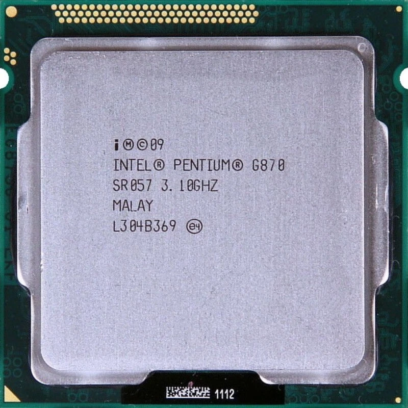 Lot of 2: Intel Pentium G870 Dual Core CPU (3M Cache 3.10GHz 2nd Generation) - Image 1 of 1