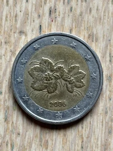 2 Euro Münze Finnland 🇫🇮 2006 Bucht und Blume von Lakka Raimo - Bild 1 von 3