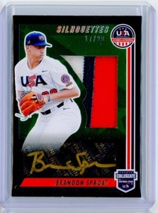 2021 2022 Panini USA Stars & Stripes BRANDON SPROAT Patch AUTO RC Rookie 17/20