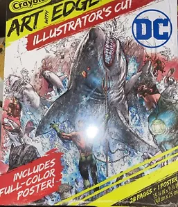 Crayola Art With Edge DC Illustrator's Cut Coloring Book - Picture 1 of 2
