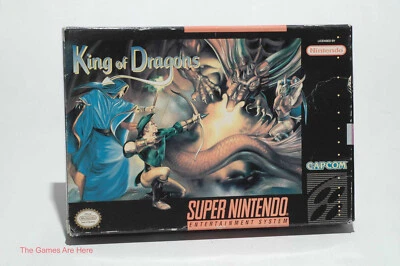 King of Dragons - Super Nintendo, Capcom 1994 worn box, missing instructions - Image 1 of 4