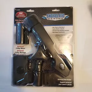 Shoreline Marine Universal Rod Holder Up & Down Pivot SL76664 3 Way Mount New - Picture 1 of 10