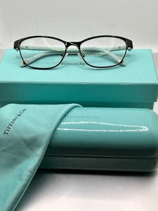 Vintage Tiffany & Co. Schwarz auf Tiffany Blau Damen Cat Eye Brille Komplett - Bild 1 von 10