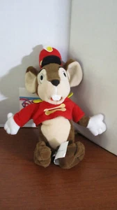 Disney Store 8" Mini Sitzsack TIMOTHY MOUSE von DUMBO ~ Neu mit Etikett - Bild 1 von 4