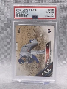 Julio Urias 2016 Topps Update Horizontal PSA 10 #US45 Los Angeles Dodgers RC - Picture 1 of 2