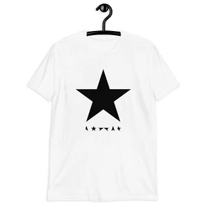 David Bowie Blackstar Shirt Rock N Roll Band weiß/grau T-Shirt - Bild 1 von 6