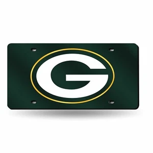 Green Bay Packers NFL Green Laser Tag License Plate - Picture 1 of 1