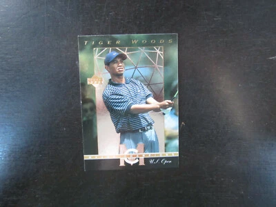 2003 Upper Deck # MC 34 Tiger Woods Card Major Champions US Open - Image 1 of 2