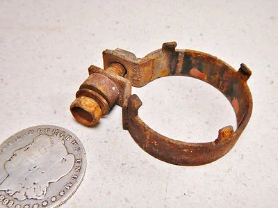 80 SUZUKI DR400 MISC ESCAPE SILENCIADOR ABRAZADERA CABEZAL Foto 1 de 4