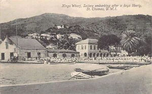 U.S. Virgin Islands - SAINT THOMAS - King's Wharf, Sailors embarking after a day - Picture 1 of 2