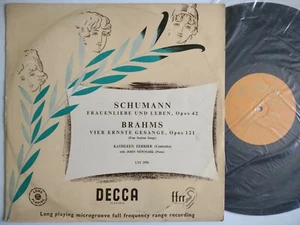KATHLEEN FFRRIER SINGS SCHUMANN FRAUENLIEBE UND LEBEN & BRAHMS DECCA LXT 2556 - Picture 1 of 5