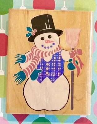 Snappy Snowman by Posh Impressions Christmas Winter Frosty Olaf Snowing Cute Fun - Image 1 of 2
