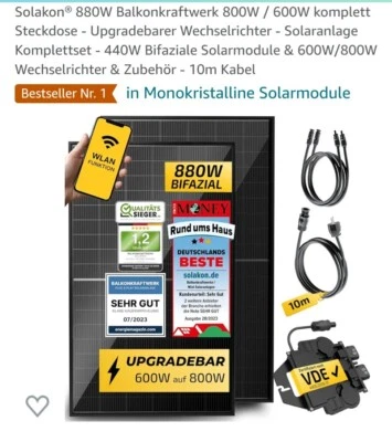 solarpanel 800 watt - Bild 1 von 2