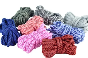 Classic Rope Honeycomb Two Tone Shoelaces Laces For All Shoe Types Alike - Picture 1 of 5