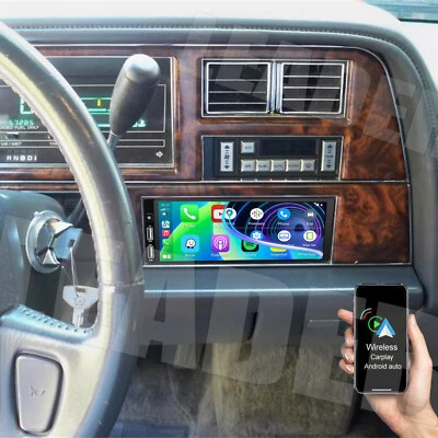 6.8" Android Auto Car Stereo Radio GPS Carplay For Chrysler New Yorker 1975-1996 - Image 1 of 4