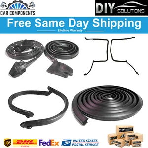 TRQ Roof Door Rubber Weatherstrip Seals Set For 1978-1981 Chevy Camaro Pontiac - Picture 1 of 9