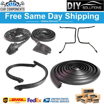 Juego de sellos de goma para puerta de techo TRQ para Chevy Camaro Pontiac 1978-1981 Foto 1 de 4