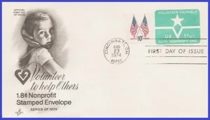 USA5 #U568 U/A ARTCRAFT FDC Volunteer Yourself - Imagen 1 de 1