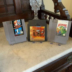 Lot of 3 NES - Super Mario Bros/Duck Hunt, Road Runner, Astyanax - Nintendo