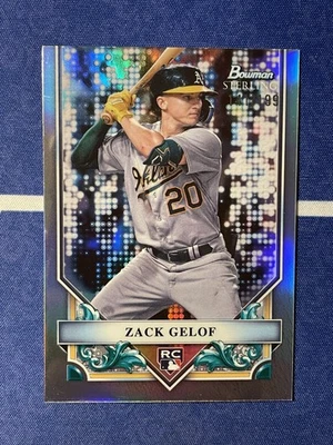 2024 Bowman Stirling Refractor /199 -  Zack Gelof (RC) - #BSR-37 - A's - Image 1 of 3